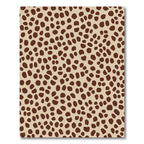 Brown Spots All Over Cream Rug