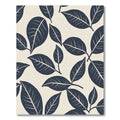Deep Navy Leafy Branch Repeats Rug