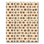 Warm Earth Tone Dot Cluster Rug