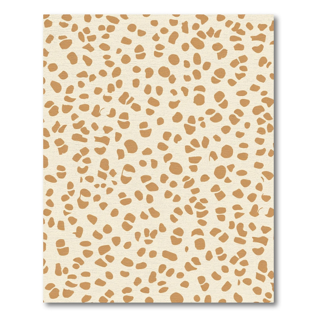 Tan Speckled Organic Abstract Rug