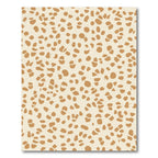 Tan Speckled Organic Abstract Rug