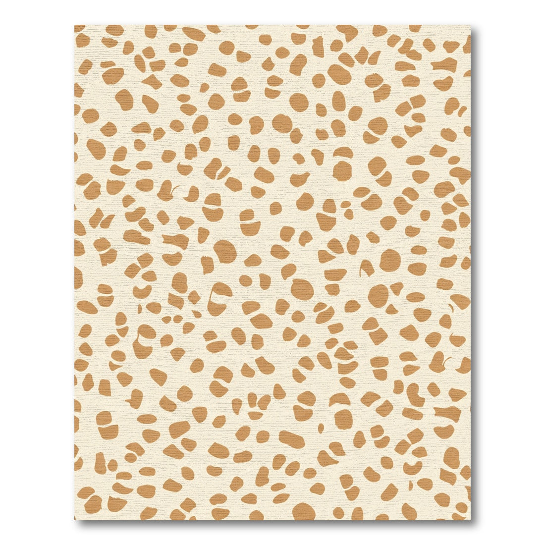 Tan Speckled Organic Abstract Rug