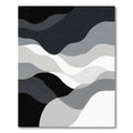 Monochromatic Gradient Abstract Waves Rug