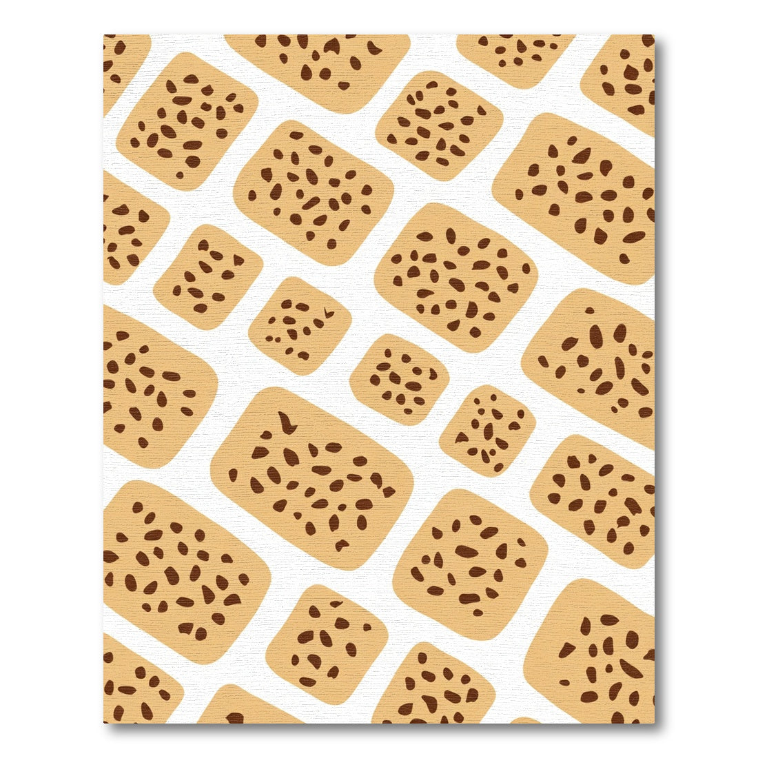Sweet Brown Chocolate Chip Cookies Rug