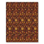 Earthy Terracotta Abstract Shape Rug