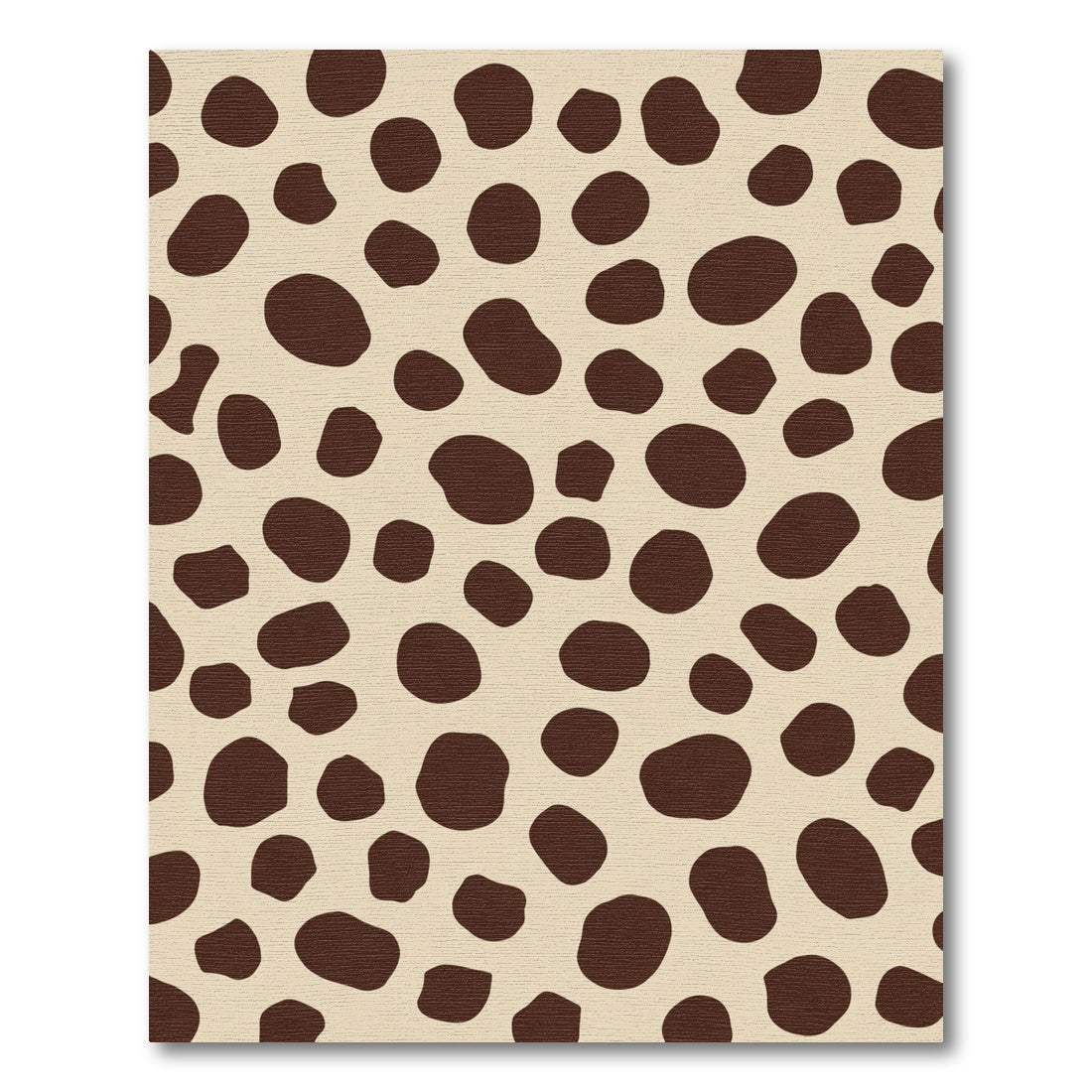 Brown Spots Cream Background Spots Rug