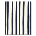 Classic Navy Cream Vertical Stripe Rug