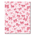 Pink Watercolor Butterfly Sprinkle Rug