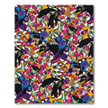 Bold Abstract Colorful Organic Forms Rug