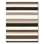 Neutral Gradient Horizontal Lines Rug