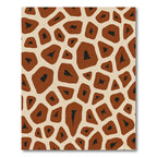 Brown Tan Spotted Animal Skin Rug