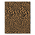 Bold Black Giraffe Spots Rug
