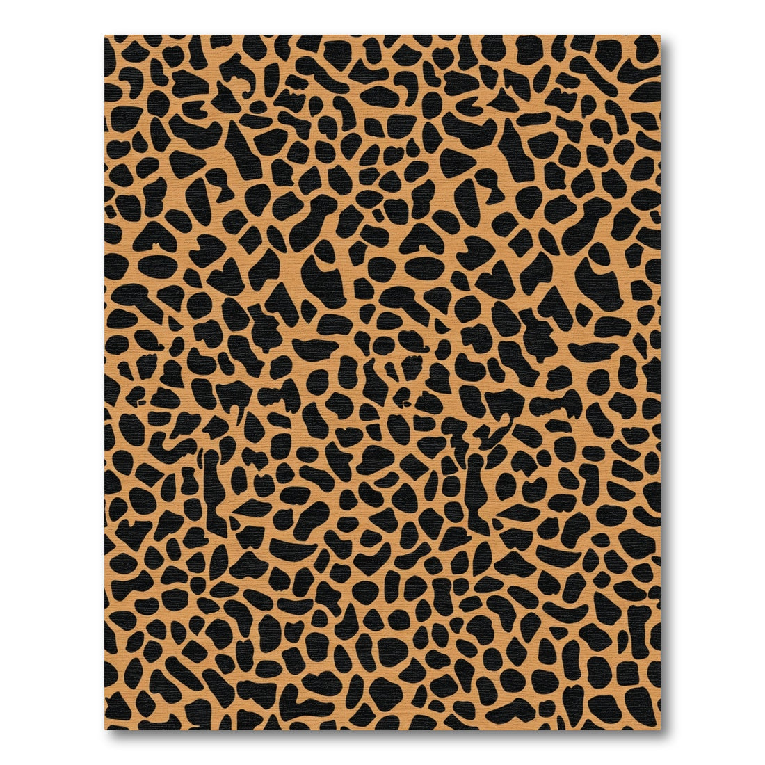 Bold Black Giraffe Spots Rug