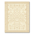Cream Geo Diamond Tribal Rug