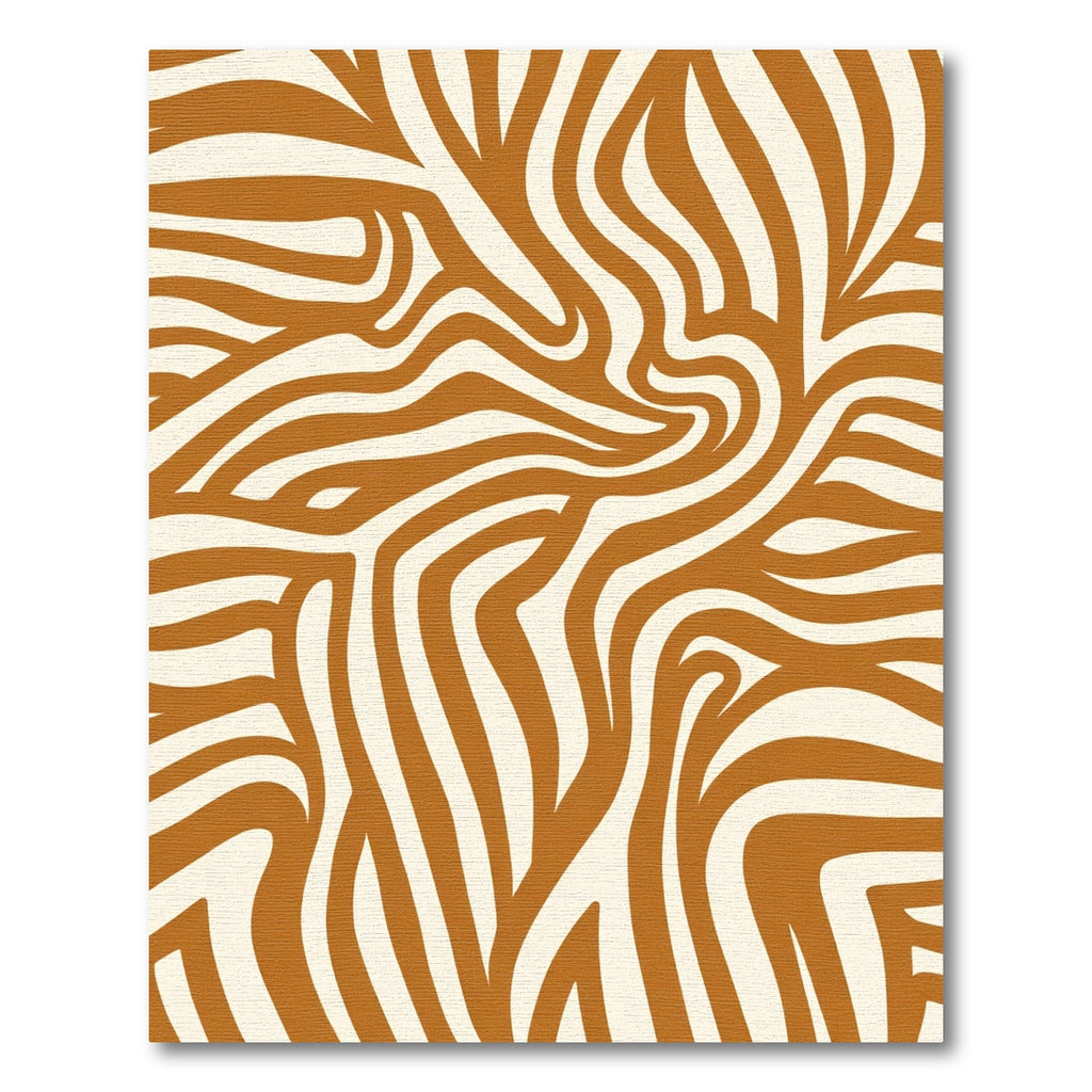 Warm Tan Auburn Swirls Rug