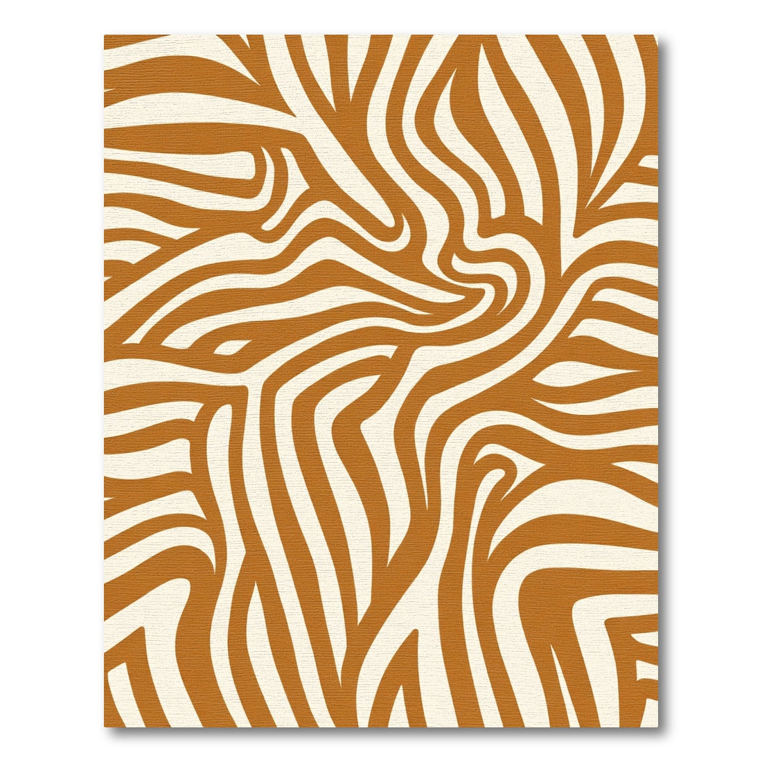 Warm Tan Auburn Swirls Rug