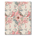 Pastel Pink Floral Swirls Rug
