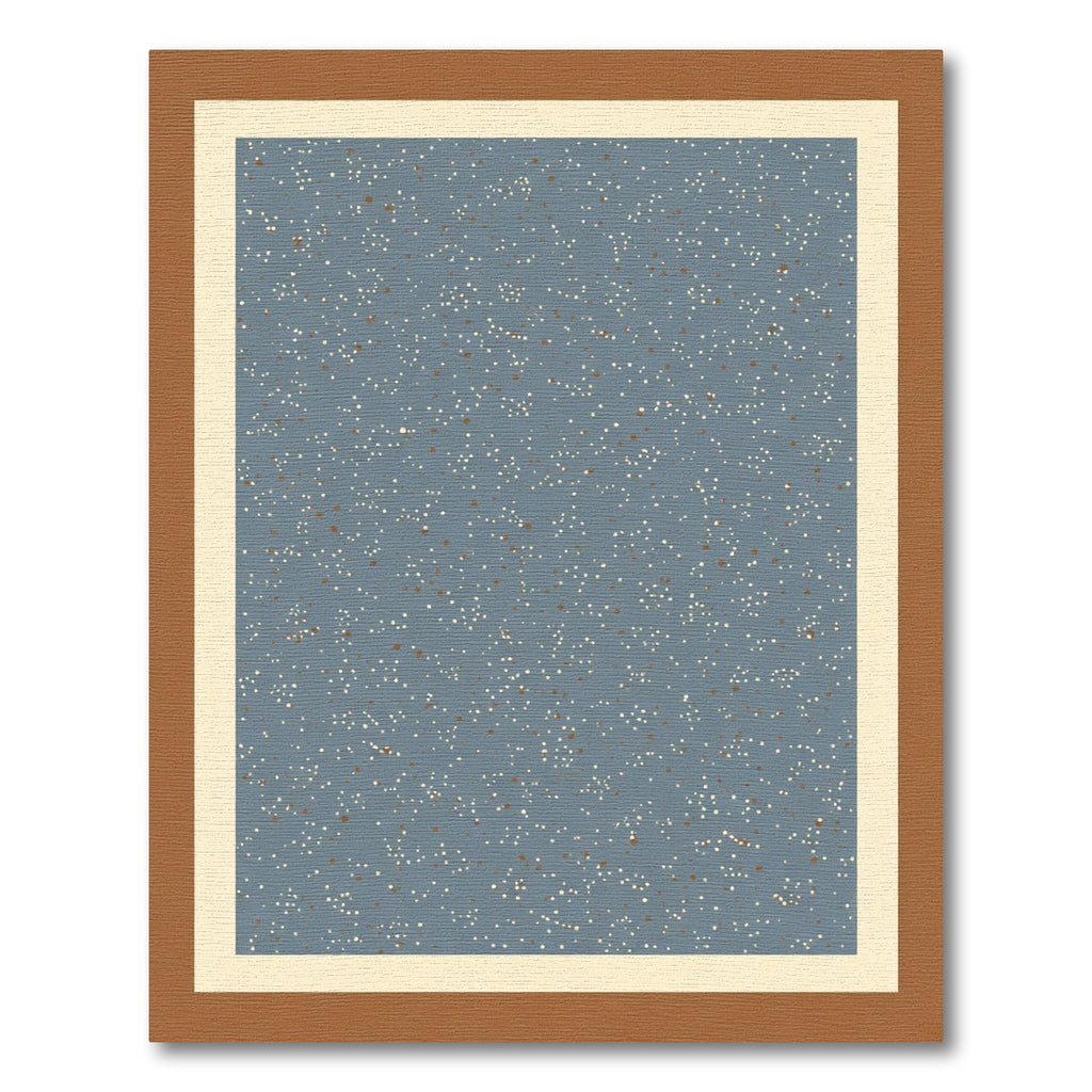 Subtle Blue Speckled Abstract Texture Rug