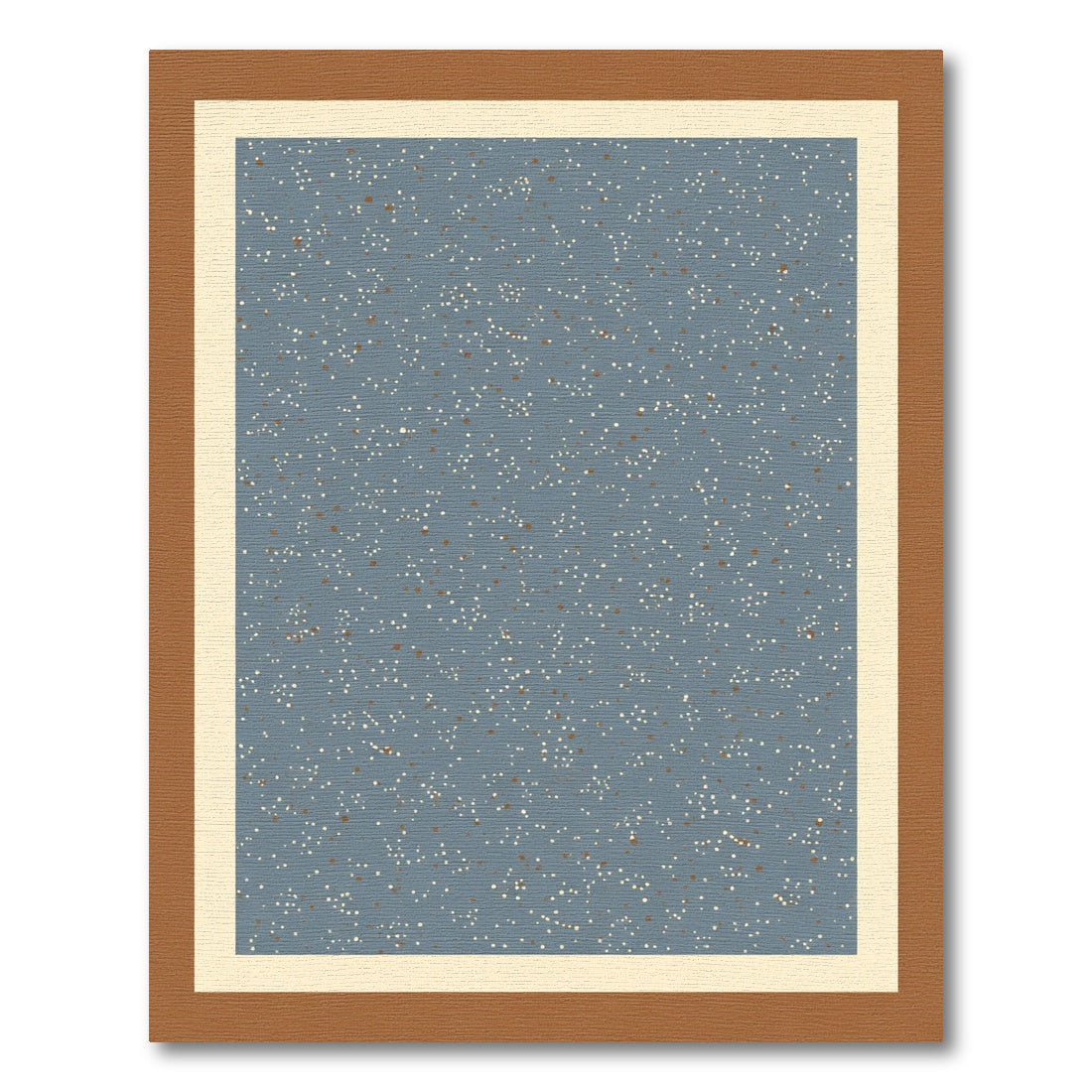 Subtle Blue Speckled Abstract Texture Rug