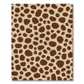 Brown Spots Tan Accents Rug