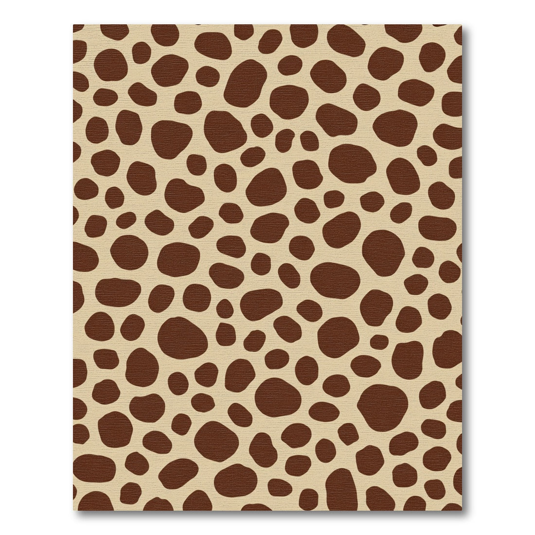Brown Spots Tan Accents Rug