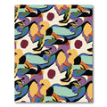 Fluid Abstract Color Block Composition Rug