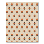 Terracotta Gray Round Overlay Rug