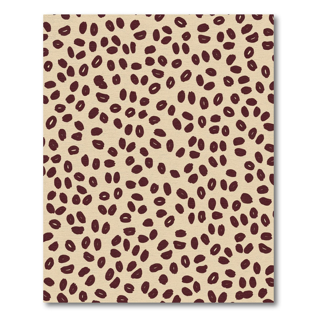 Deep Brown Oval Scatter Rug