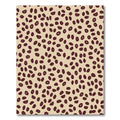 Deep Brown Oval Scatter Rug