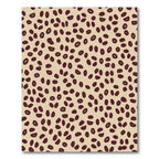 Deep Brown Oval Scatter Rug