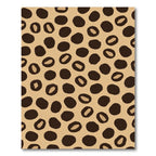 Tan Brown Animal Spots Rug
