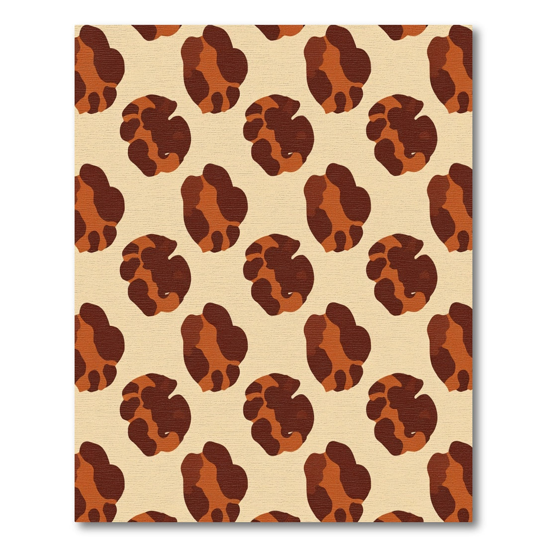 Bold Brown Animal Spot Rug