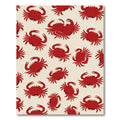 Red Crab All Over Composition Rug
