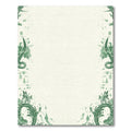 Emerald Dragon Border Cream Rug