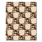 Abstract Square Silhouette Reversible Rug