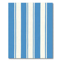 Classic Cerulean Stripe Rug