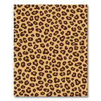 Terracotta Tan Spotty Wild Animal Rug