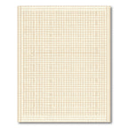 Neutral Textured Geometric Square Rug