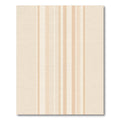Cream And Beige Varied Stripe Rug