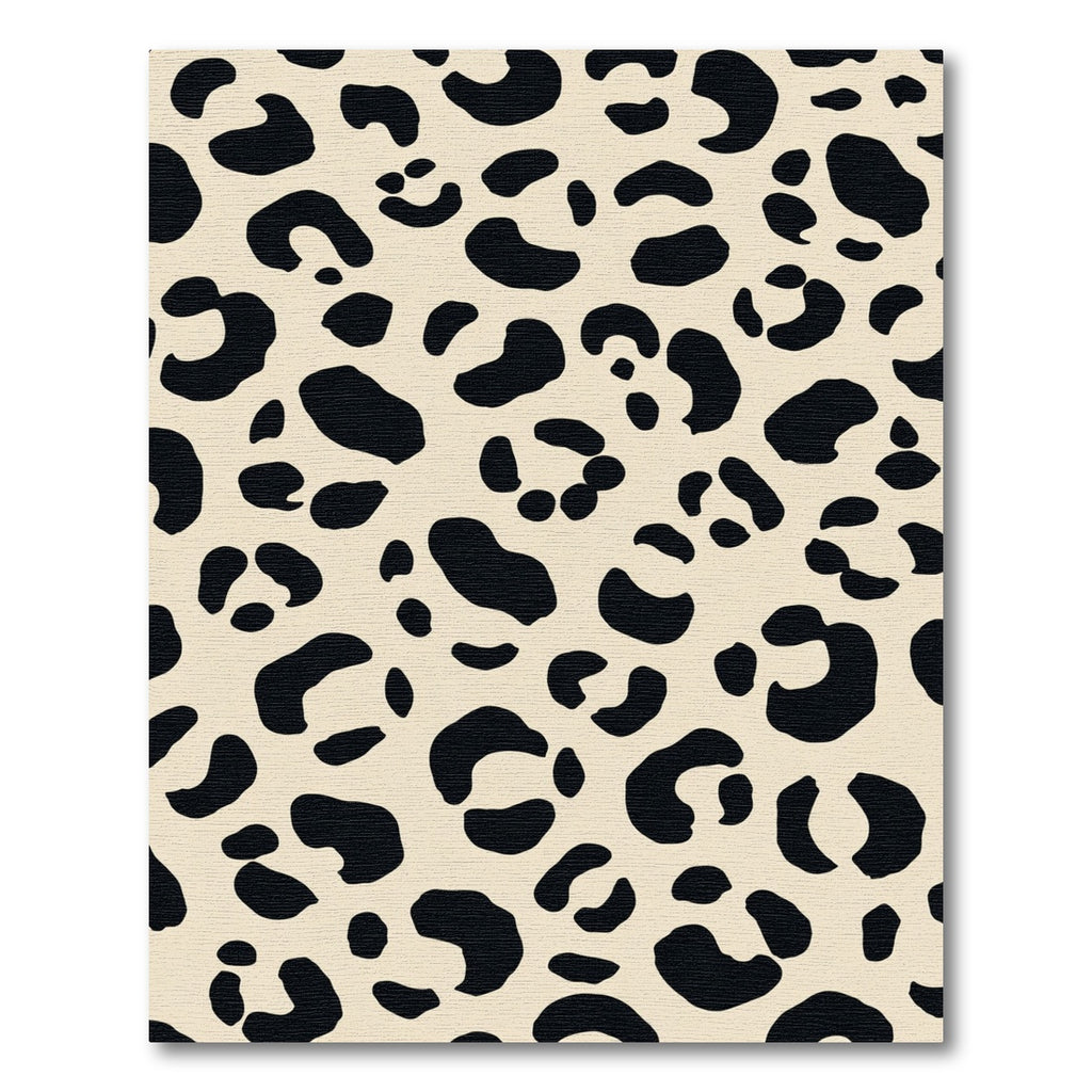 Classic Black Leopard Spot Rug