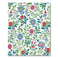 Vibrant Floral Garden Whimsical Botanical Rug