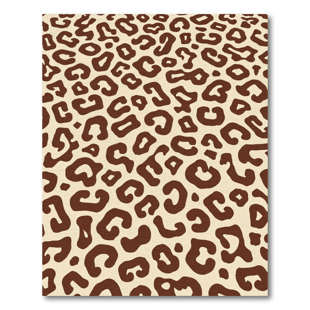 Brown Leopard Spot All Over Rug