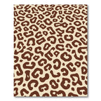 Brown Leopard Spot All Over Rug