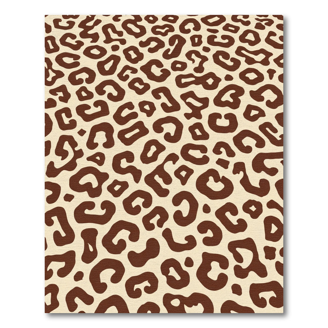 Brown Leopard Spot All Over Rug