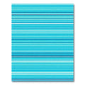 Coastal Blue Stripe Gradient Rug