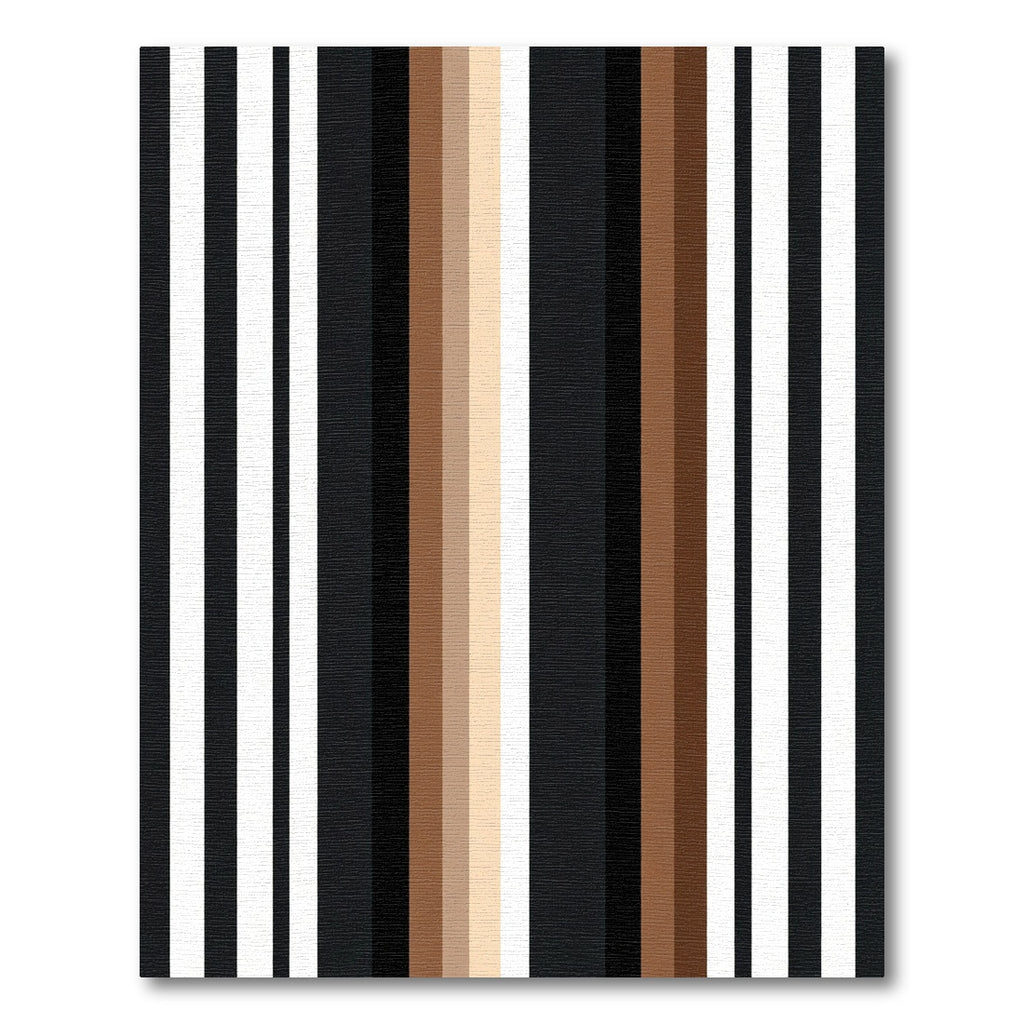 Modern Vertical Stripe Color Block Rug