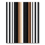 Modern Vertical Stripe Color Block Rug