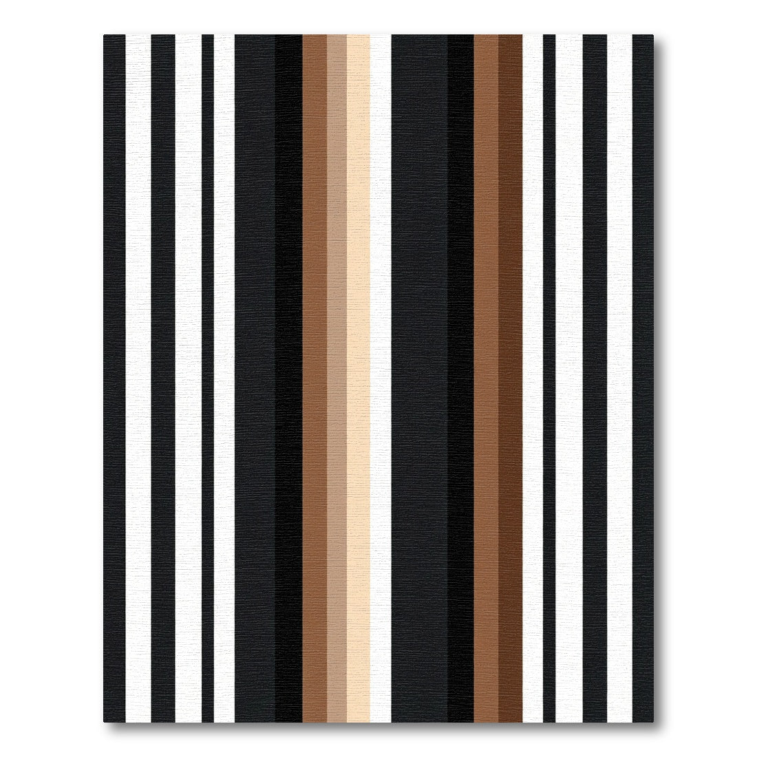 Modern Vertical Stripe Color Block Rug