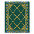 Emerald Green Royal Scrollwork Rug