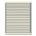 Minimalist Navy Stripe Cream Rug